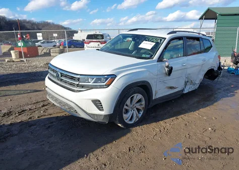 2021 Volkswagen Atlas 3.6L V6 Se W/Technology из США, поврежденный, VIN 1V2WR2CAXMC585821